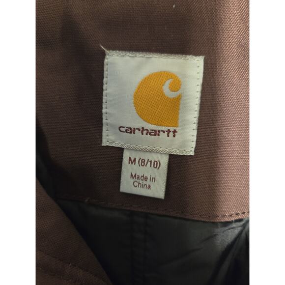 Carhartt 103385 Womens M Quick Duck Jefferson Tradtional Jacket Brown Gorpcore - Picture 2 of 13